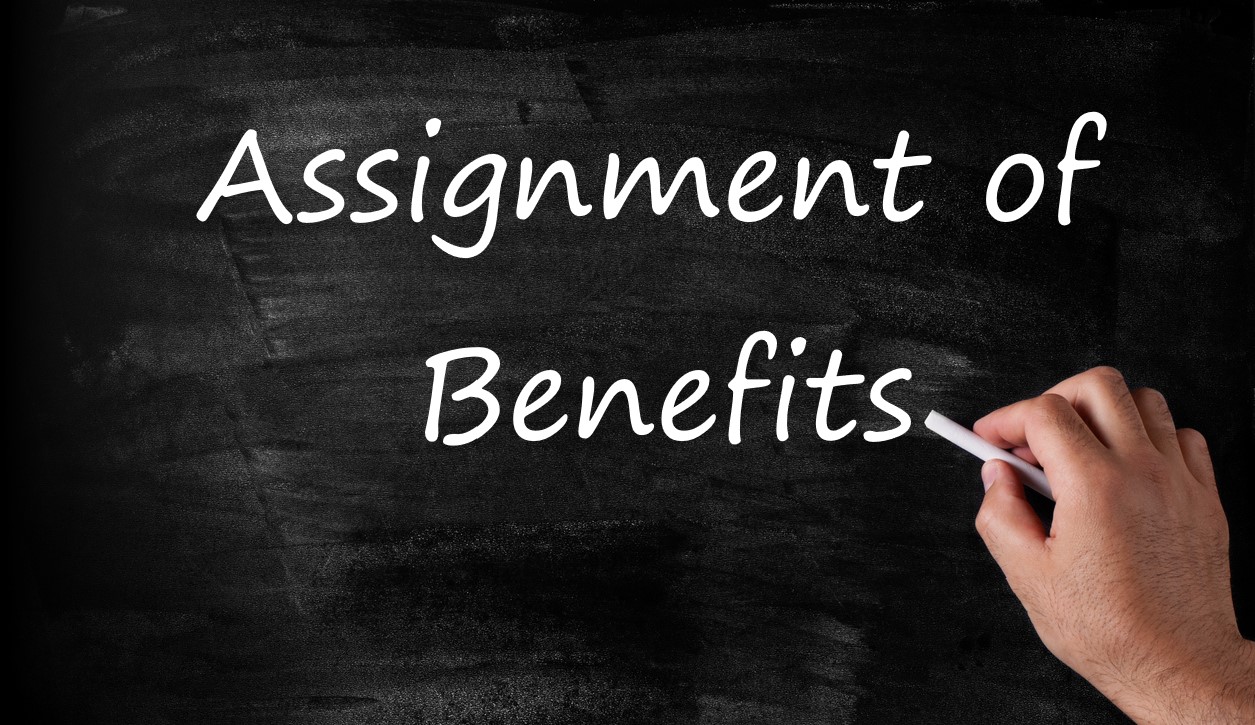 assignments of benefits is